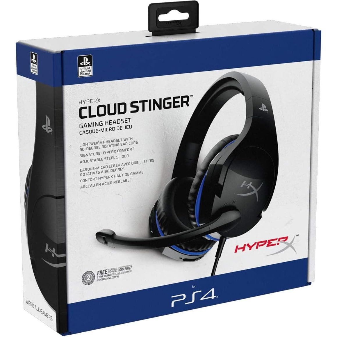 Buy HyperX,HyperX Cloud Stinger – Gaming Headset - Black-Blue - Gadcet UK | UK | London | Scotland | Wales| Ireland | Near Me | Cheap | Pay In 3 | Headphones